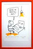 Okna vesmíru dokořán - Marek Douša - grafika